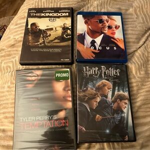Movie DVD and Blu-ray Collection 4 piece set #27